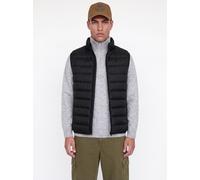 Steppweste JACK & JONES "JJEBERG LIGHT DOWN BODYWARMER NOOS", Herren, Gr. S, schwarz, Web, Obermaterial: 100% Nylon, unifarben, regular fit normal, Westen Steppweste, Kunstfaser, regular fit (72530343