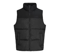 Steppweste JACK & JONES "JJRAZE BODYWARMER", Herren, Gr. XXL, schwarz, Web, Obermaterial: 100% Polyester, regular fit normal, Westen Steppweste, Kunstfaser, regular fit (45572360-XXL) schwarz