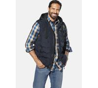 Steppweste JAN VANDERSTORM "Steppweste ERKULF", Herren, Gr. 54, blau (dunkelblau), Obermaterial: 100% Polyester COOLMAX PES(Coolmax)., Westen Steppweste (17394000-54) dunkelblau