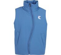 Steppweste KARL KANI "Karl Kani Damen KW233-027-2 KK Og Wavy Puffer Vest", Damen, Gr. S, dusty blau, 100% Polyamid, Westen Steppweste (33265356-S) dusty blau