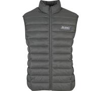Steppweste KARL KANI "Karl Kani Karl Kani Sport Patch Light Puffer Vest", Herren, Gr. XL, grau (anthrazit), 100% Polyester, Westen Steppweste (28544822-XL) anthrazit