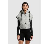 Steppweste KHUJO "NINGA", Damen, Gr. XXL, cloud grün, 100% Nylon, leicht glänzend, Westen Steppweste (85642043-XXL) cloud grün