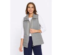 Steppweste LADY, Damen, Gr. 46, steingrau, 100% Polyester, Wattierung:100% Polyester, unifarben, Westen Steppweste (88012926-46) steingrau