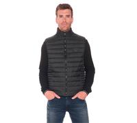 Steppweste LE TEMPS DES CERISES "CROZ", Herren, Gr. XXL, schwarz, 100% Polyamid, normal, hoch geschlossener Ausschnitt, Westen Steppweste, mit warmem Stehkragen (23468642-XXL) schwarz