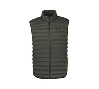 Steppweste LERROS, Herren, Gr. L, grün (olive), Web, Obermaterial: 100% Nylon, hüftlang, Westen Steppweste, Seitliche Eingrifftaschen mit Reißverschluss (86061412-L) olive