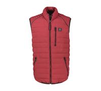 LERROS Sportive Steppweste mit hohem Kragen und Zippertaschen - Dark Muted Red M
