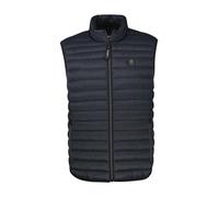 Steppweste LERROS, Herren, Gr. XL, blau (blau night), Web, Obermaterial: 100% Nylon, hüftlang, Westen Steppweste, Seitliche Eingrifftaschen mit Reißverschluss (81732200-XL) blau night