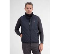 Steppweste LERROS "Leichte sportive Weste mit Reißverschlusstaschen", Herren, Gr. S, blau (blau night), 100% Polyester, Westen Steppweste (42479039-S) blau night
