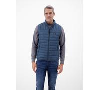 Steppweste LERROS "Steppweste für Herren, leicht gefüttert", Herren, Gr. XXL, storm blau, 100% Polyester, Westen Steppweste (74057031-XXL) storm blau