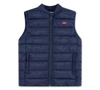 Steppweste LEVI'S KIDS "LVB LIGHTWEIGHT VEST", Jungen, Gr. 12 (152), marineblaus, Web, Obermaterial: 100% Polyester, bestickt, unifarben, normal hüftbedeckend, Rundhals, Westen Steppweste, for Boys (9