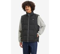 Steppweste LEVI'S "PIEDMONT VEST", Herren, Gr. L, schwarz (59 jet schwarz), Web, Obermaterial: 100% Polyester, bequem hüftlang, Westen Steppweste, Bequeme Passform (92962747-L) 59 jet schwarz