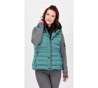Steppweste LPO "GIMOUR VAIL VEST Women", Damen, Gr. 40/42 (M), blau, Web, 100% Polyester, tailliert hüftbedeckend, Westen Steppweste, zum Wenden (30391227-42) blau