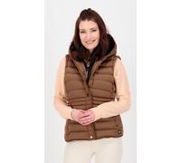 Steppweste LPO "GIMOUR VAIL VEST Women", Damen, Gr. 40/42 (M), braun, Web, 100% Polyester, tailliert hüftbedeckend, Westen Steppweste, zum Wenden (48586709-42) braun