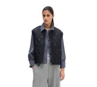 Steppweste MARC O'POLO "aus recyceltem Polyester", Damen, Gr. 34, deep night blau, Obermaterial: 100% Polyester, unifarben, regular fit, Westen Steppweste (11788434-34) deep night blau