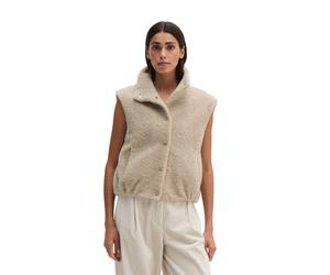 Steppweste MARC O'POLO "aus recyceltem Polyester", Damen, Gr. 40, beige (natural grau melange), Obermaterial: 100% Polyester. Futter: 100% Polyester, unifarben, regular fit, Westen Steppweste (8584452
