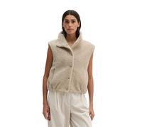 Steppweste MARC O'POLO "aus recyceltem Polyester", Damen, Gr. 46, beige (natural grau melange), Obermaterial: 100% Polyester. Futter: 100% Polyester, unifarben, regular fit, Westen Steppweste (8584452