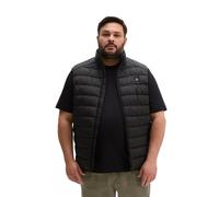 Steppweste MARC O'POLO "aus recycelter Qualität", Herren, Gr. 4XL, schwarz, Obermaterial: 100% Polyester, unifarben, regular fit, Westen Steppweste (17228365-4XL) schwarz