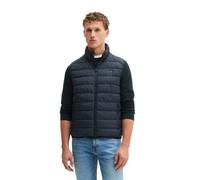 Marc O'Polo Herren Steppweste Übergangsjacke wasserabweisend, Blau (Dark Navy), XS