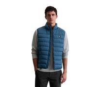 Steppweste MARC O'POLO "mit praktischer Packtasche", Herren, Gr. M, blau (blau daze), Obermaterial: 100% Polyester, unifarben, regular fit, Westen (62320152-M) blau daze
