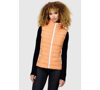Steppweste MARIKOO "Reimii", Damen, Gr. S, orange (apricot sorbet), Obermaterial: 100% Polyester; Obermaterial 2: 95% Polyester, 5% Elasthan; Innenseite: 100% Polyester; Futter: 100% Polyester; Wattie
