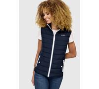Steppweste MARIKOO "Reimii", Damen, Gr. XS, blau (navy), Obermaterial: 100% Polyester; Obermaterial 2: 95% Polyester, 5% Elasthan; Innenseite: 100% Polyester; Futter: 100% Polyester; Wattierung: 100% 