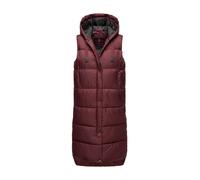 Steppweste MARIKOO "Sayorii", Damen, Gr. S, rot (wine), Obermaterial: 100% Polyester; Innenseite: 100% Polyester; Futter: 100% Polyester, Westen Steppweste, Kapuze mit breitem Kordelzug (41669527-S) w