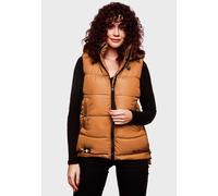 Warme Steppweste mit abnehmbarer Kapuze "Zarinaa" Rusty Cinnamon S