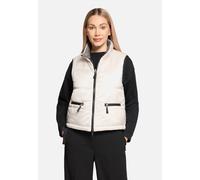 Steppweste mit Reißverschluss beige Damen