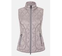 Strickweste BETTY BARCLAY "Betty Barclay Damen Steppweste mit Stehkragen", Damen, Gr. 40, braun (hellbraun), Obermaterial: 100% Polyamid., casual, figurumspielend, Westen (93015614-40) hellbraun