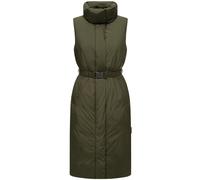 Steppweste NAVAHOO "Abendlied XIV", Damen, Gr. L (40), grün (olivgrün), Obermaterial: 100% Polyester. Innenfutter: 100% Polyester. Wattierung: 100% Polyester, gerade kniebedeckend, hoch geschlossener