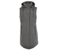 Steppweste NAVIGAZIONE "NAVIGAZIONE Langweste", Damen, Gr. 44, grün (oliv), Obermaterial: 100% Polyester PES., uni, relaxed fit, ohne Ausschnitt, Westen Steppweste, mit verlängertem Schnitt (10107915-