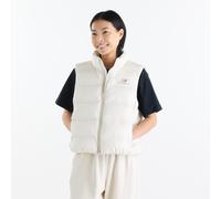 Steppweste NEW BALANCE "BOSTON PUFFER VEST", Damen, Gr. L, linen (lin), Obermaterial: 100% Polyester. Futter: 100% Polyester. Wattierung: 100% Polyester, Westen Steppweste, für Erwachsene, mit leichte