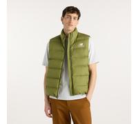 Steppweste NEW BALANCE "BOSTON PUFFER VEST", Herren, Gr. XL, sport grün (gee), Obermaterial: 100% Polyester. Futter: 100% Polyester. Wattierung: 100% Polyester, Westen Steppweste, mit markanter Steppu