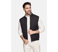 Steppweste NEW CANADIAN, Herren, Gr. XXL, schwarz, 60% Viskose, 35% Polyester, 5% Elasthan, kurz, hoch geschlossener Ausschnitt, Westen Steppweste, mit elastischem Bund am Saum und Armabschluss (73210