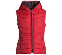 Steppweste NEW VIEW "New View Weste", Damen, Gr. 3XL, rot, Obermaterial: 100% Polyester PES., regular fit, Westen Steppweste, mit Kapuze (42060144-XXXL) rot