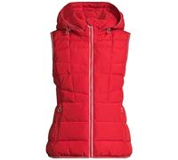 Steppweste NEW VIEW "Nina", Damen, Gr. L, rot, Obermaterial: 100% Polyester PES., regular fit, Westen Steppweste, mit weitenregulierbarer Kapuze (24825737-L) rot