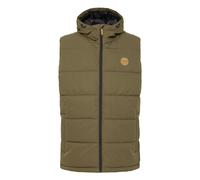 Steppweste NORTH BEND "Steppweste NBElias M", Herren, Gr. S, braun (tarmac), Obermaterial: 100% Polyester PES., unifarben, regular fit, Westen Steppweste (12913632-S) tarmac