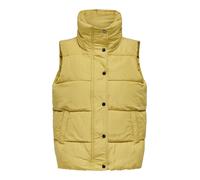 Steppweste ONLY "ONLNEWCOOL PUFFER WAISTCOAT CC OTW", Damen, Gr. XS (34), gelb (mustard gold), Steppware, Obermaterial: 100% Polyester, unifarben, Westen Steppweste (82367031-XS)