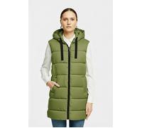 Steppweste ONLY "ONLREGITZE PUFFER HOOD WAISTCOAT OTW ZL", Damen, Gr. L, grün (loden grün), Steppware, Obermaterial: 100% Polyester, unifarben, regular fit, Westen Steppweste (84701707-L)