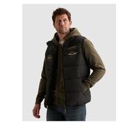 Steppweste PME LEGEND, Herren, Gr. XXL, schwarz (jet schwarz), Web, Obermaterial: 100% Polyester, normal hüftlang, Westen Steppweste, Reißverschlusstaschen von innen und außen (71612816-XXL) jet schwa