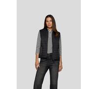 Steppweste RABE, Damen, Gr. 50, schwarz, Steppware, Obermaterial: 100% Polyamid, Strukturmuster, regular fit taillenbedeckt, Westen Steppweste, mit Taschen (11161200-50) schwarz