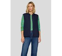 Steppweste RABE "Weste", Damen, Gr. 46, dunkelblau, 42%Polyester, 40%Viskose, 18%Polyamid;100%Polyester, unifarben, Westen Steppweste (90730559-46) dunkelblau