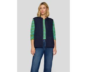 Steppweste RABE "Weste", Damen, Gr. 48, dunkelblau, 42%Polyester, 40%Viskose, 18%Polyamid;100%Polyester, unifarben, Westen Steppweste (90730559-48) dunkelblau