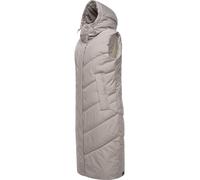 Steppweste RAGWEAR "Suminka Vest", Damen, Gr. 5XL (50), beige (elfenbeinfarben), Außenmaterial: 100% Polyester; Innenfutter: 100% Polyester; Wattierung: 100% Polyester, gerade knielang, hoch geschloss