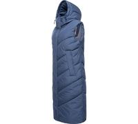 Steppweste RAGWEAR "Suminka Vest" Gr. XL (42), blau (indigo) Damen Westen Longwesten (72635732-XL)