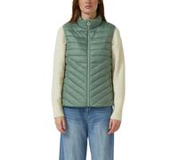 Steppweste S.OLIVER, Damen, Gr. 38, sage grün, Steppware, Obermaterial: 100% Polyester, regular fit taillenbedeckt, Westen Steppweste, mit Stehkragen (73312426-38) sage grün