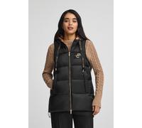 Steppweste schwarz mit Polo Club-Logo S