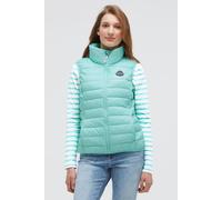 Steppweste SOCCX, Damen, Gr. XS, new aqua, Steppware, Material: 100% Polyamid, Futter: 100% Polyamid, Füllung: 100% Polyester, unifarben, slim fit normal, Westen Steppweste, mit elastischem Saumabschl