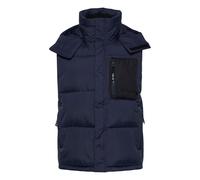 Steppweste SOLID "Steppweste SDCallen", Herren, Gr. M, blau (insignia blau), Obermaterial: 100% Nylon NY., Westen Steppweste (29196320-M) insignia blau