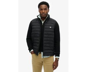 Steppweste SUPERDRY "Fuji Lite Padded Gilet", Herren, Gr. M, schwarz, Steppware, Obermaterial: 100% Nylon, unifarben, normal normal, ohne Ausschnitt, Westen Steppweste, Steppware, normal geschnitten (